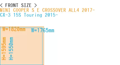 #MINI COOPER S E CROSSOVER ALL4 2017- + CX-3 15S Touring 2015-
